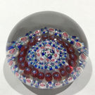 Antique Baccarat Art Glass Paperweight Open Concentric Complex Millefiori