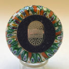 Vintage Antica Murrrina Art Glass Paperweight Closepack Murano Millefiori