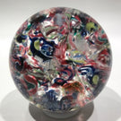 Antique New England Glass Co. NEGC Art Glass Paperweight Millefiori Scramble