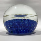 Vintage John Gentile Art Glass Frit Paperweight Moon Landing July 20, 1969