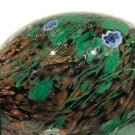 Pair of Murano Ferro Lazzarini Mantel Ornaments Art Glass Paperweight Millefiori Vines