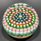 Vintage Perthshire Art Glass Paperweight Concentric Millefiori PP4