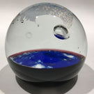 Vintage Unsigned Caithness Art Glass Paperweight Modern Shooting Star Design