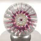 Rare Antique Old English Art Glass Paperweight Concentric Millefiori