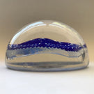 Huge Antique Val Saint Lambert Art Glass Paperweight Encased Cut Glass Plaque