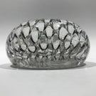 Antique Boston & Sandwich Art Glass Paperweight Honey Comb Control Bubbles