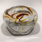 Two Signed American Studio Art Glass Paperweights Boyer and Weatherby