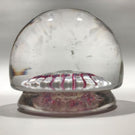 Rare Antique Old English Art Glass Paperweight Concentric Millefiori