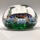 Perthshire P1998 Faceted Art Glass Paperweight Complex Millefiori