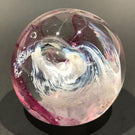 Vintage Caithness Art Glass Paperweight Modern Scottish Design "Moon Crystal"