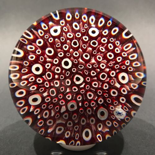 Saint Louis Art Glass Paperweight Closepack Millefiori Carpet Ground 2007 LE