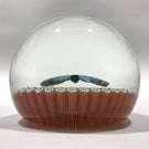 Vintage William Manson Art Glass Paperweight Millefiori Butterfly Stave Basket