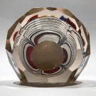 Antique Bohemian Art Glass Paperweight Lampworked Millefiori Butterflies Flowers