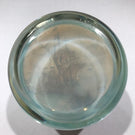 Huge 4" Vintage Murano Encased Pirate Ship Nautical Boat Art Glass Paperweight