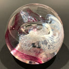 Vintage Caithness Art Glass Paperweight Modern Scottish Design "Moon Crystal"