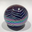 Two(2) Piece Lot Contemporary Studio Art Glass Paperweight Unsigned