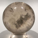Rare Antique German Art Glass Sulphide Marble Begging Dog