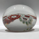Huge Antique Baccarat Art Glass Paperweight Complex Millefiori Rondelle Design