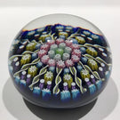 Vintage Perthshire Art Glass Paperweight 11 Spoke & Millefiori PP2