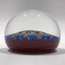 Vintage Perthshire 11 Spoke Art Glass Paperweight Millefiroir & Twists