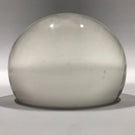 Early American Art Glass Paperweight Hand-painted Enamel Race Horse