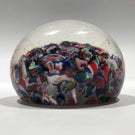 Antique New England Glass Co. NEGC Art Glass Paperweight Millefiori Scramble