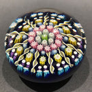 Vintage Perthshire Art Glass Paperweight 11 Spoke & Millefiori PP2