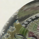 Vintage Perthshire Art Glass Paperweight 8 Panel Twist and Millefiori PP28