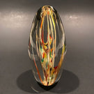 Vintage Strathearn Art Glass Paperweight Large Modern Branched "Tropics” Design