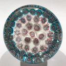 Huge 4" Early Murano Art Glass Paperweight Concentric Complex Millefiori