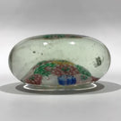 1930’s Chinese Art Glass Paperweight Complex Concentric Millefiori
