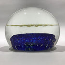 Signed John Gentile Art Glass Frit Paperweight Bald Eagle U.S. "Coat of Arms"