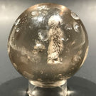 Rare Antique German Art Glass Sulphide Marble Begging Dog