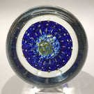 Signed John Gentile Art Glass Frit Paperweight Bald Eagle U.S. "Coat of Arms"