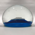 Huge Vintage Murano Art Glass Sulphide Paperweight Moon Landing Apollo 11