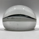 Antique American Graeser? Art Glass Paperweight Four Gentlemen Photo Plaque