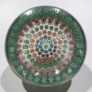 Vintage Perthshire Art Glass Paperweight Concentric Millefiori PP4