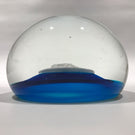 Huge Vintage Murano Art Glass Sulphide Paperweight Moon Landing Apollo 11