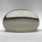 Antique American Albert Greaser? Art Glass Encased Photo Plaque Paperweight