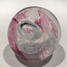 Vintage Caithness Art Glass Paperweight Modern Scottish Design "Moon Crystal"