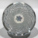 Vintage Pairpoint Art Glass Faceted Paperweight Complex Millefiori on Basket