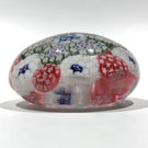 Antique Bohemian Art Glass Paperweight Concentric Complex Millefiori