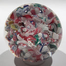 Antique New England Glass Co. NEGC Millefiori Scramble Art Glass Paperweight