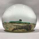 Vintage John Gentile Art Glass Paperweight Lampworked Snake and Lady Bug