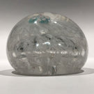 Antique Boston & Sandwich Art Glass Paperweight Latticino Crown with Millefiori