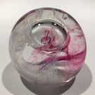 Vintage Caithness Art Glass Paperweight Modern Scottish Design "Moon Crystal"