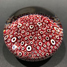 Saint Louis Art Glass Paperweight Closepack Millefiori Carpet Ground 2007 LE