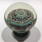 Exceptional Murano Piedouche Art Glass Paperweight Concentric Millefiori