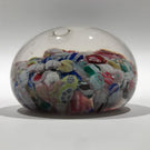 Antique New England Glass Co. NEGC Millefiori Scramble Art Glass Paperweight