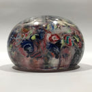 Antique New England Glass Co. NEGC Art Glass Paperweight Millefiori Scramble